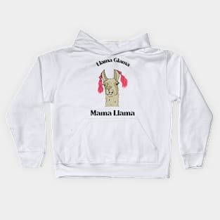 Mama Llama Glam Kids Hoodie